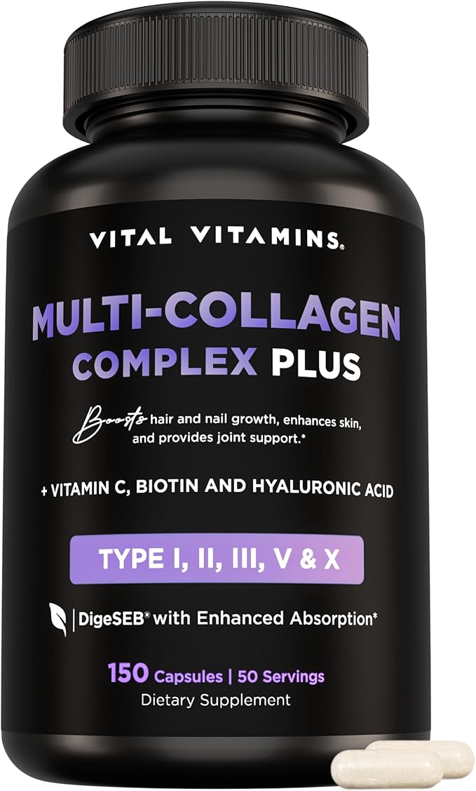 Vital Vitamins Multi Collagen Complex Plus - 150 Capsules - Image 1